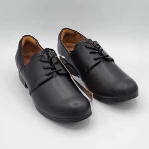 NWT Shoes For Crews Madison III Black Women's Oxford Non-Slip Shoes 7.5